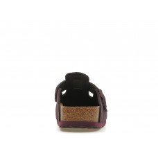 Birkenstock Boston Soft Footbed Suede Wine