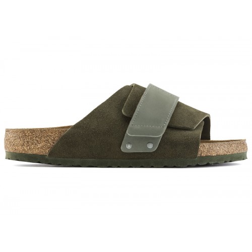 Birkenstock Kyoto Suede Thyme Green - мужская сетка размеров