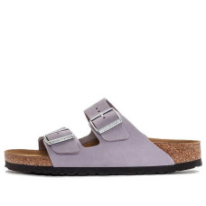 Женские Birkenstock Arizona Softbed Nubuck Leather Purple Fog (W)