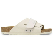 Birkenstock Kyoto Nubuck Suede Antique White