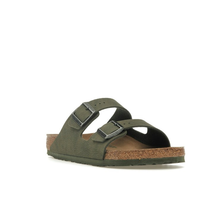 Birkenstock Arizona Vegan Microfiber Desert Dust Thyme - мужская сетка размеров Birkenstock Arizona Vegan Microfiber Desert Dust Thyme - мужская сетка размеров