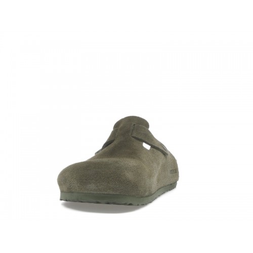 Birkenstock Boston Suede Thyme - мужская сетка размеров