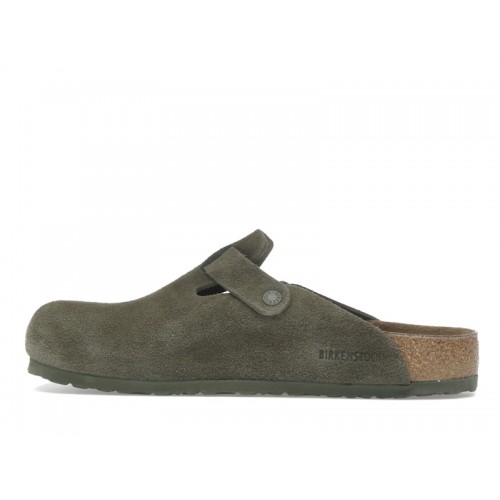 Birkenstock Boston Suede Thyme - мужская сетка размеров