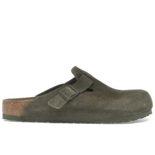 Birkenstock Boston Suede Thyme - мужская сетка размеров