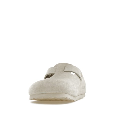 Birkenstock Boston Antique White Suede - мужская сетка размеров