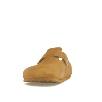 Birkenstock Boston Embossed Corduroy Suede Cork Brown