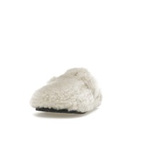 Birkenstock Boston Big Buckle Shearling Egg Shell