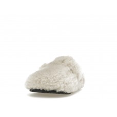 Birkenstock Boston Big Buckle Shearling Egg Shell