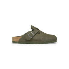 Birkenstock Boston Shearling Suede Leather Thyme