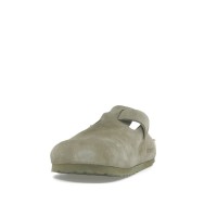 Birkenstock Boston Suede Faded Khaki