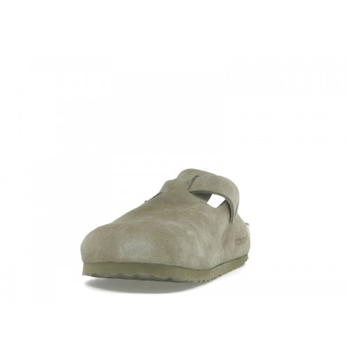 Birkenstock Boston Suede Faded Khaki - мужская сетка размеров