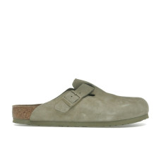 Birkenstock Boston Suede Faded Khaki