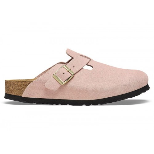Birkenstock Boston Suede Light Rose - мужская сетка размеров
