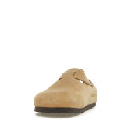 Birkenstock Boston Suede Latte Cream