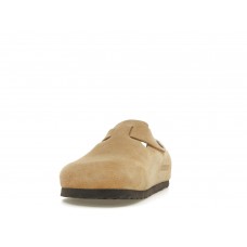 Birkenstock Boston Suede Latte Cream
