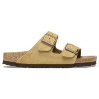 Birkenstock Arizona Suede Leather Latte Cream