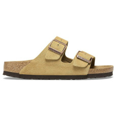 Birkenstock Arizona Suede Leather Latte Cream