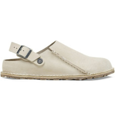 Birkenstock Lutry Premium Suede Eggshell