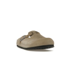 Birkenstock Boston Braided Suede Taupe