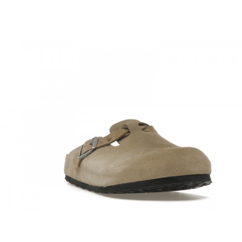 Birkenstock Boston Braided Suede Taupe - мужская сетка размеров