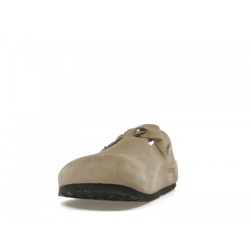 Birkenstock Boston Braided Suede Taupe - мужская сетка размеров