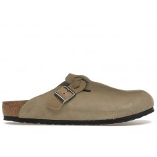 Birkenstock Boston Braided Suede Taupe