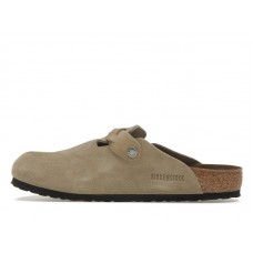 Birkenstock Boston Braided Suede Taupe