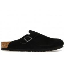 Birkenstock Boston Suede Black