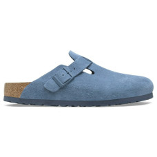 Birkenstock Boston Soft Footbed Suede Elemental Blue