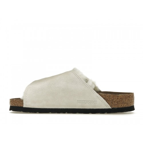 Birkenstock Solana Shearling Slide Stussy Bone - мужская сетка размеров