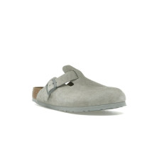 Birkenstock Boston Suede Stone Coin