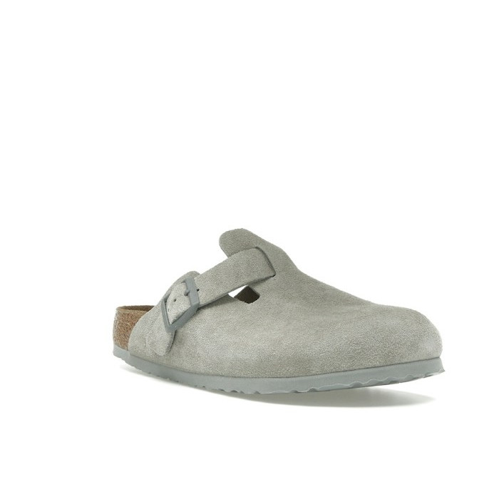 Birkenstock Boston Suede Stone Coin - мужская сетка размеров Birkenstock Boston Suede Stone Coin - мужская сетка размеров