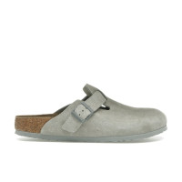 Birkenstock Boston Suede Stone Coin