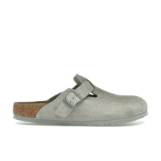 Birkenstock Boston Suede Stone Coin