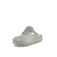 Birkenstock Boston Suede Stone Coin