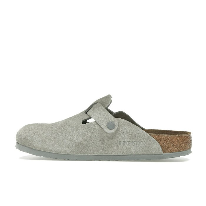 Birkenstock Boston Suede Stone Coin - мужская сетка размеров Birkenstock Boston Suede Stone Coin - мужская сетка размеров
