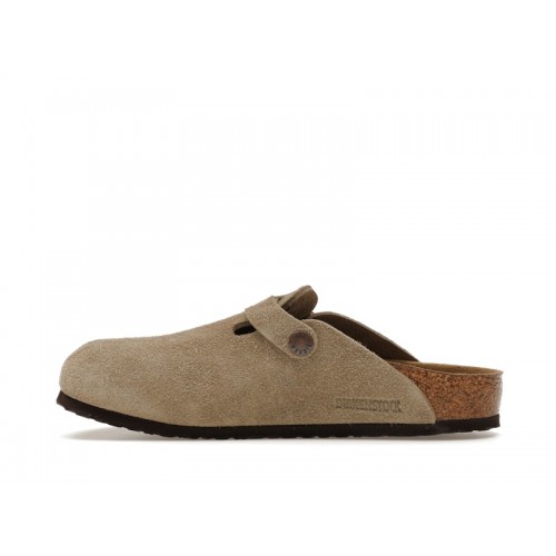 Birkenstock Boston Suede Taupe (Narrow Fit) (Kids) - детская сетка размеров