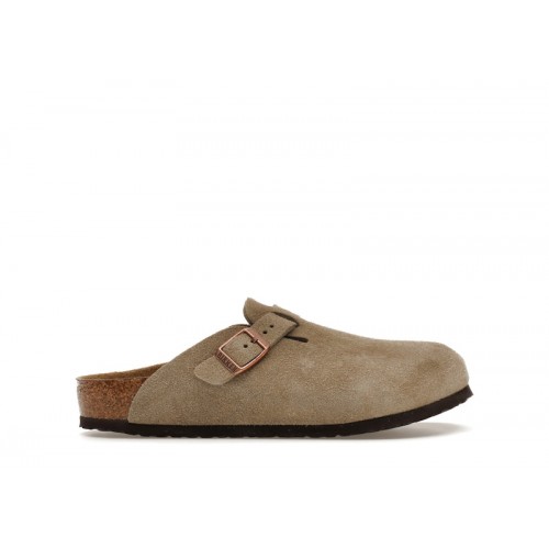 Birkenstock Boston Suede Taupe (Narrow Fit) (Kids) - детская сетка размеров