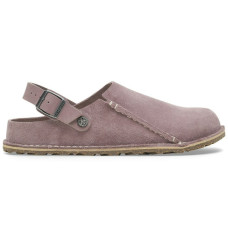 Birkenstock Lutry Premium Suede Faded Purple