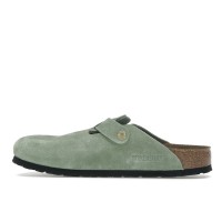 Birkenstock Boston Soft Footbed Suede Green Tea (Narrow Fit)