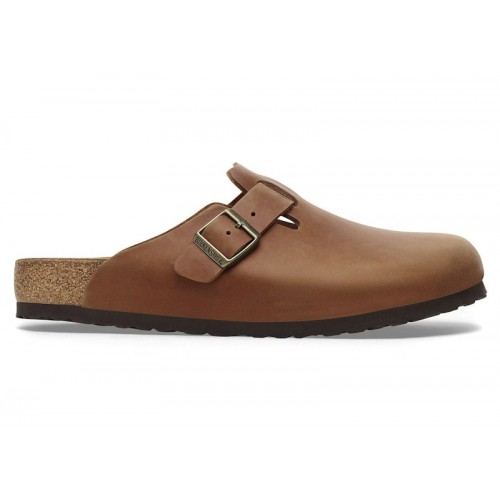 Birkenstock Boston Oiled Leather Cognac - мужская сетка размеров