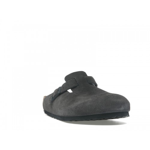 Birkenstock Boston Suede Velvet Grey - мужская сетка размеров