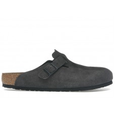 Birkenstock Boston Suede Velvet Grey