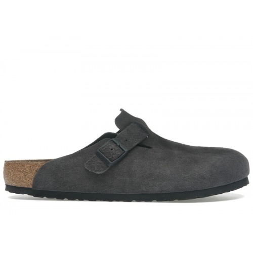 Birkenstock Boston Suede Velvet Grey - мужская сетка размеров