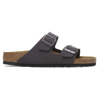 Birkenstock Arizona Birkibuc Velvet Gray