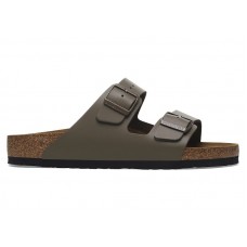Birkenstock Arizona Natural Leather Concrete Gray