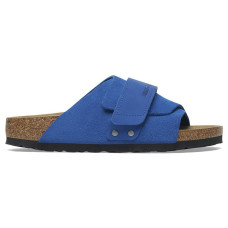 Birkenstock Kyoto Nubuck Suede Ultra Blue (Black Sole)