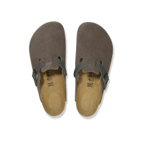 Birkenstock Boston BS Mixed Leather Concrete Grey