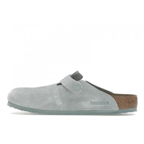 Birkenstock Boston Suede Pure Sage - мужская сетка размеров