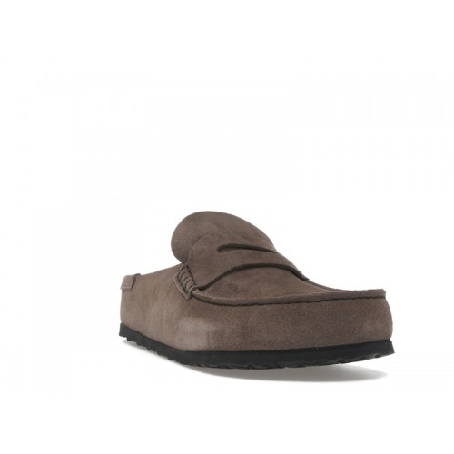Birkenstock Naples Wrapped Suede Leather Concrete Grey - мужская сетка размеров